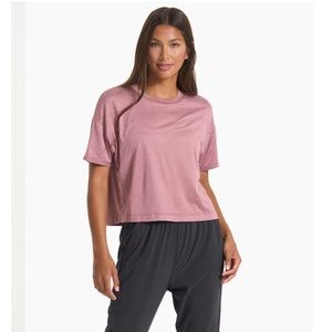VUORI Energy T-Shirt in Marsala Heather
